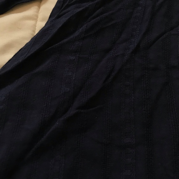 Lulu navy blue dress with lace - Picture 7 of 7